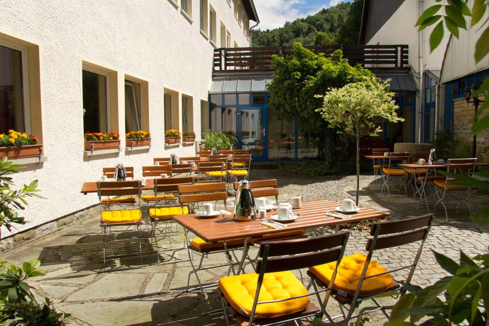 Hotel Garni Grundmuehle Bad Schandau Exterior photo